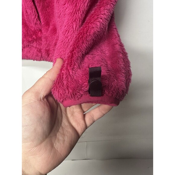 The North Face Women’s Fuzzy Fleece Full Zip Jacket Pink Size Medium Soft Warm - Picture 11 of 12